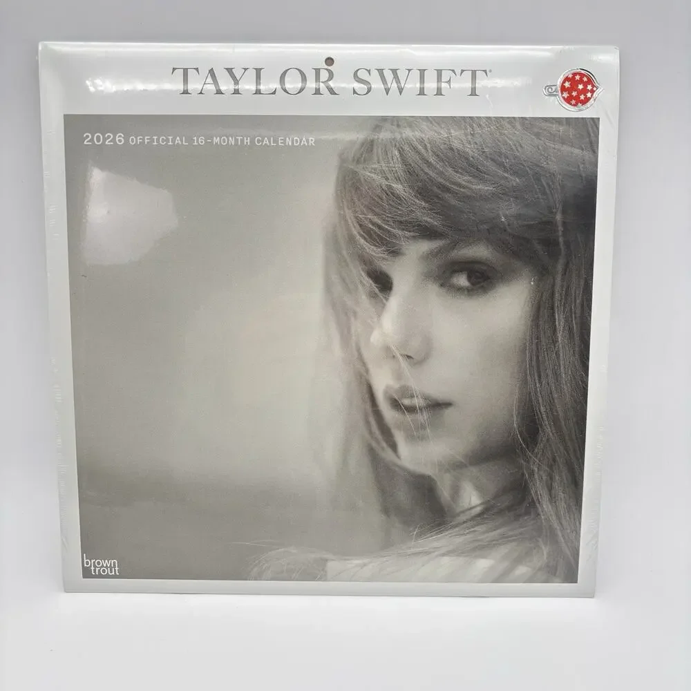 Taylor Swift Official 2026 12 x 12 (Hanging Monthly Square Wall Calendar Sealed